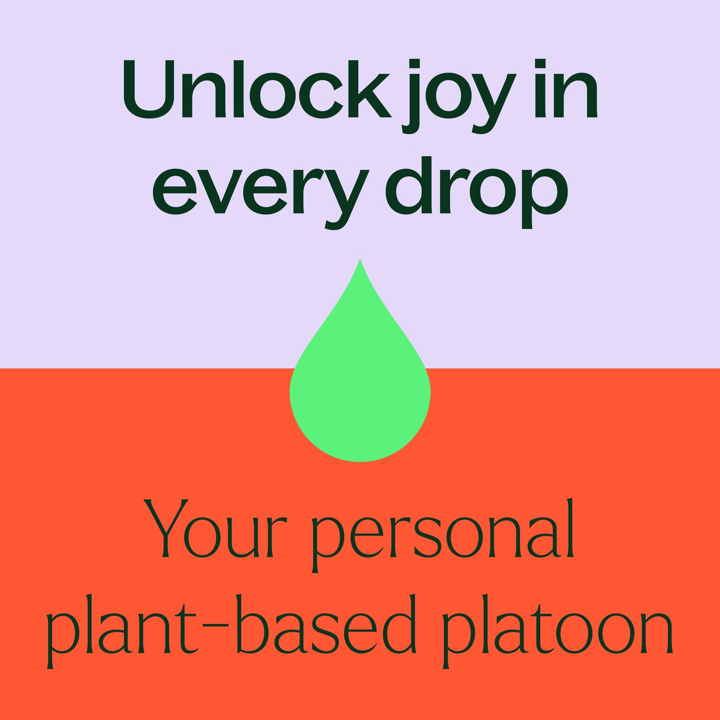 Unlock Joy In Every Drop graphic