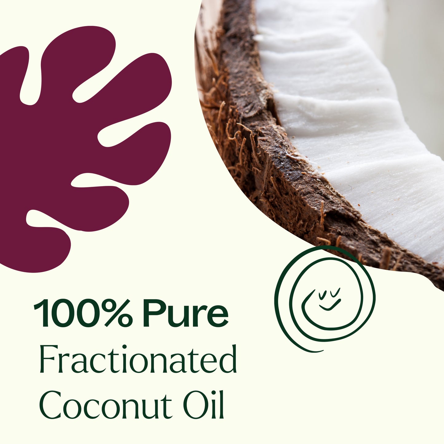 100% pure coconut oil