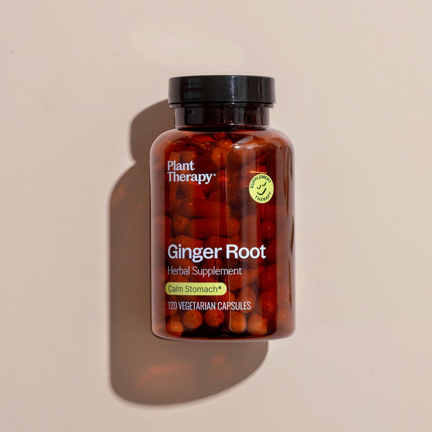 Ginger Root Herbal Supplement Capsules