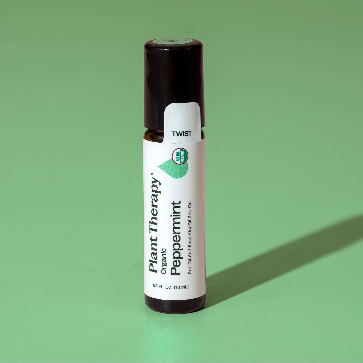 Organic Peppermint Essential Oil Pre-Diluted Roll-On