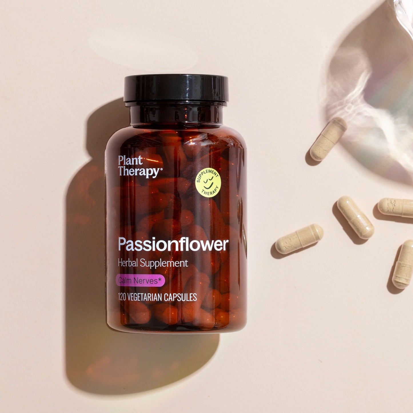 Passionflower Herbal Supplement Capsules