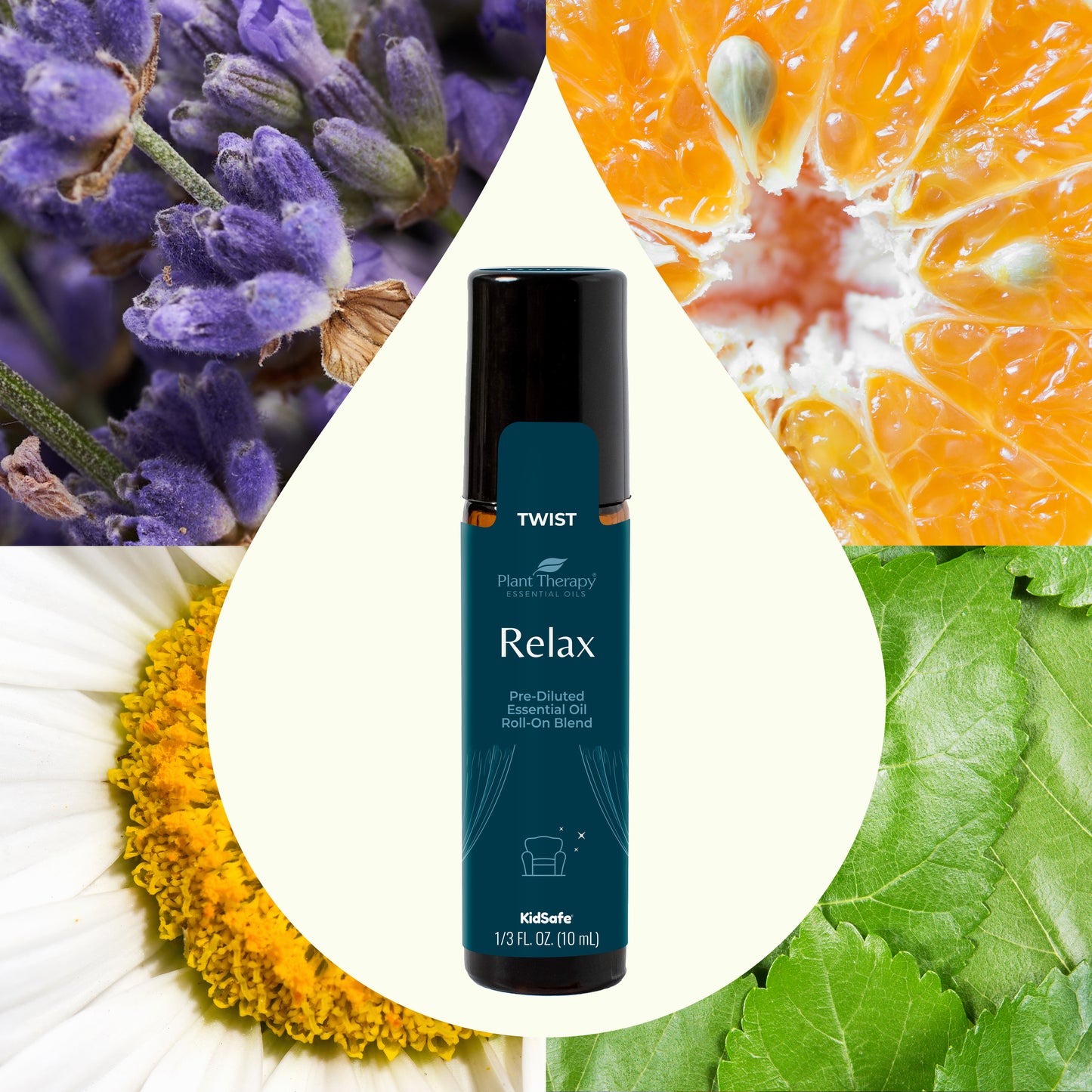 Relax Essential Oil Blend Pre-Diluted Roll-On