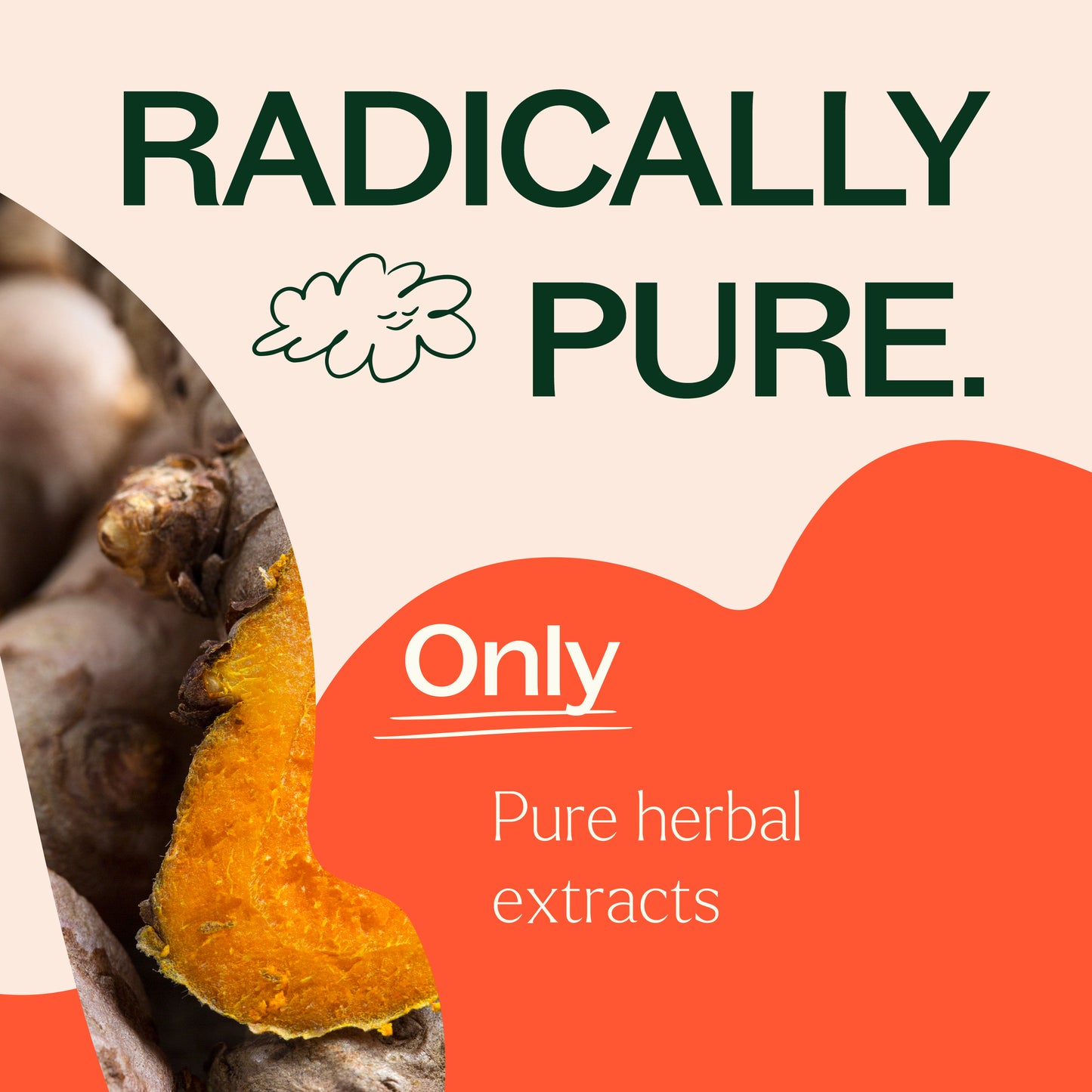 radically pure. only pure herbal extracts