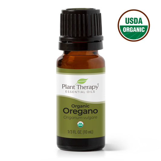 Organic Oregano Essential Oil front label